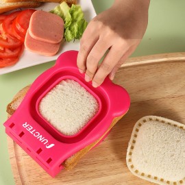 Sandwich Cutter Square Sandwich Sealer Cutter Crustless Sandwich Maker for Lunchbox with Logo