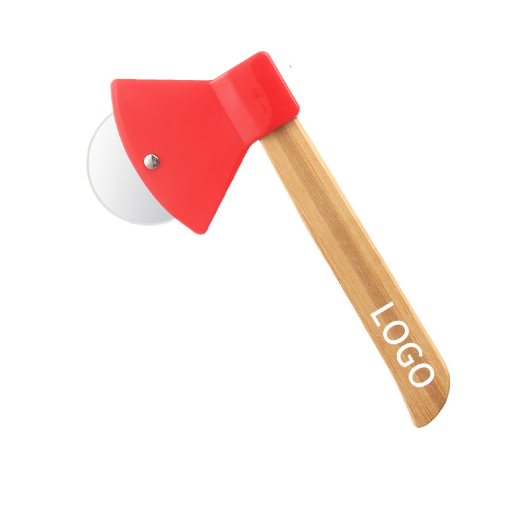 Axe Shaped Pizza Cutter with Logo