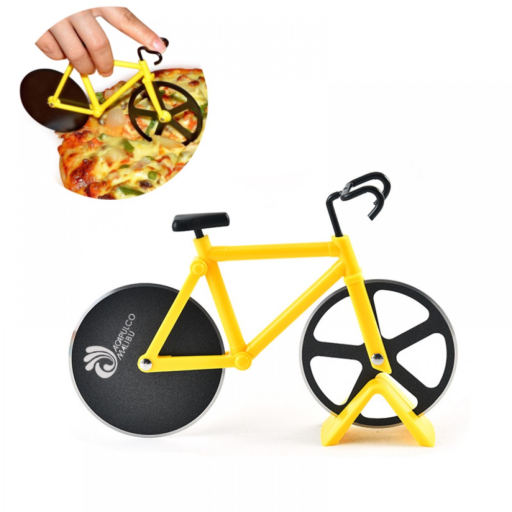Custom Imprinted Bicycle Pizza Cutter