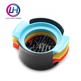 3 in 1 Oval Shaped Egg Slicer with Logo  3 in 1 Oval Shaped Egg Slicer with Logo