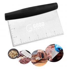 Grips Stainless Steel Scraper and Chopper with Logo