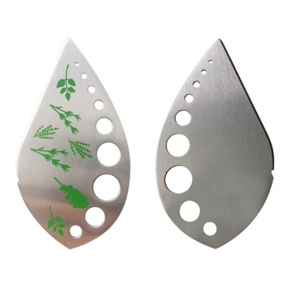Stainless Steel Herb Stripper with Logo