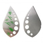 Stainless Steel Herb Stripper with Logo