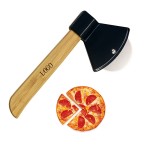 Axe Pizza Cutter with Bamboo Handle with Logo