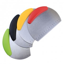 Stainless Steel Semicircle Dough Cutter With Scale with Logo