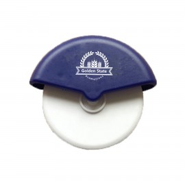 Round Plastic Pizza Cutter with Logo  Round Plastic Pizza Cutter with Logo