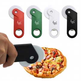 Pizza Roller Cutter with Bottle Opener with Logo
