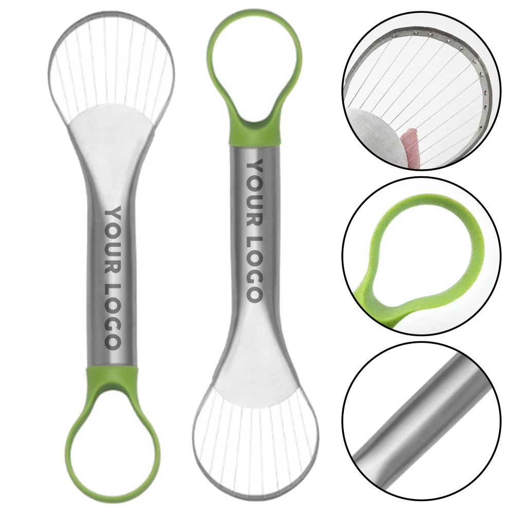 Stainless Steel Avocado Slicer with Logo