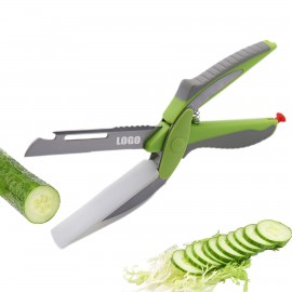 Multi Clever Chopping Cutter Scissors with Logo
