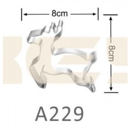Christmas Series Cookie cutter - Deer Shaped with Logo  Christmas Series Cookie cutter - Deer Shaped with Logo