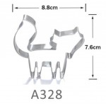 Animal Series Cookie Cutter - Fox Shaped with Logo