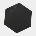 Swiss Army Epicurean Serving & Display Hexagon Medium Slate Colored Board with Logo