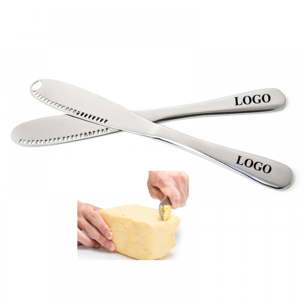 Multi Stainless Steel Butter Knife with Logo