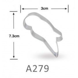 Logo Branded Animal Series Cookie Cutter - Parrot Shaped  Logo Branded Animal Series Cookie Cutter - Parrot Shaped