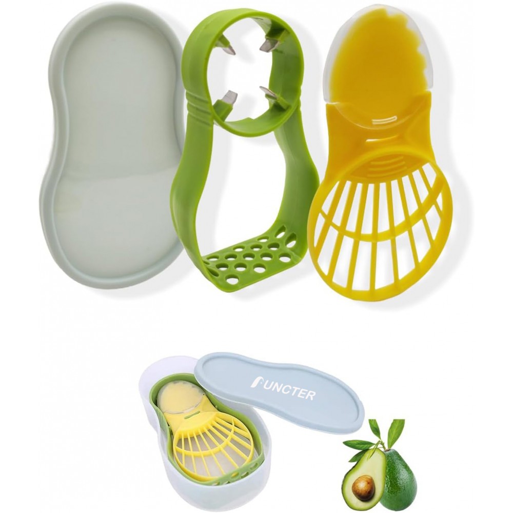 Custom Keeper for Avocado, Container Saver Holder for Avocado Storage Set Kitchen Tool (3" 1)
