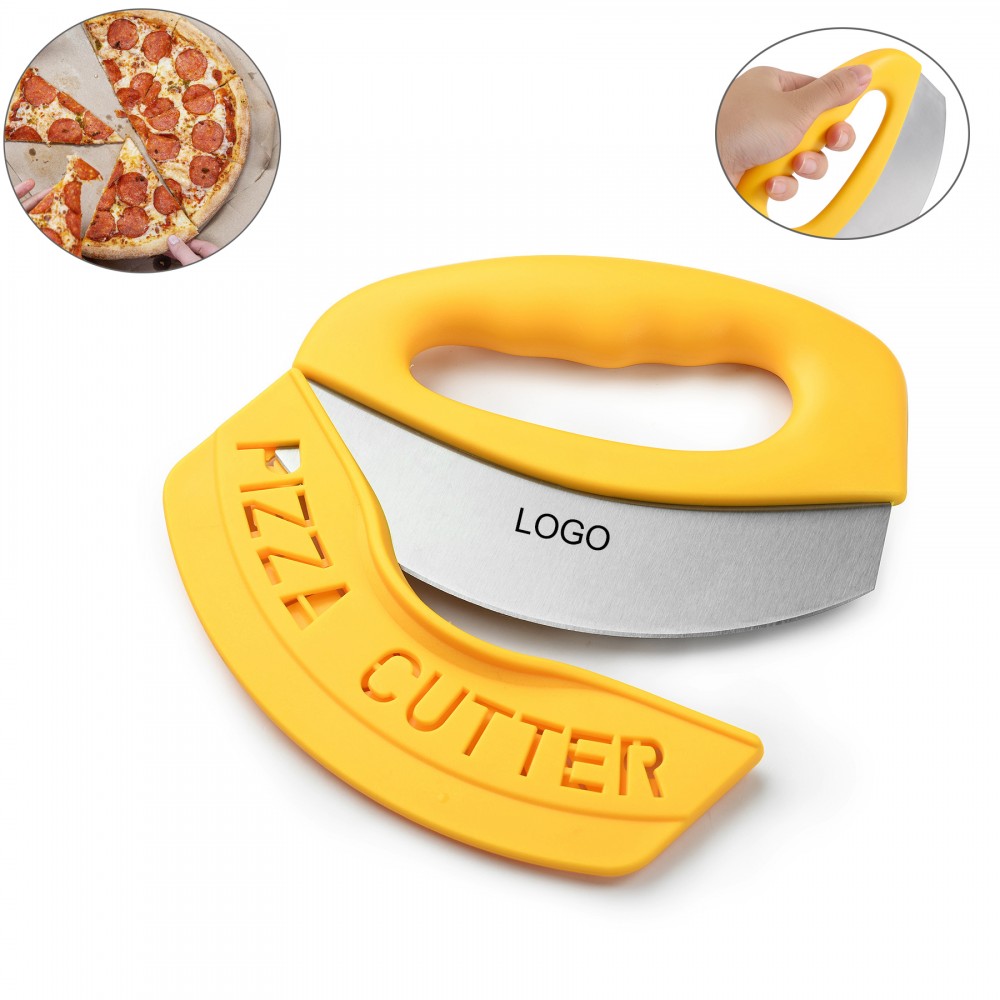 Multi-Purpose Pizza Cutter with Cover with Logo