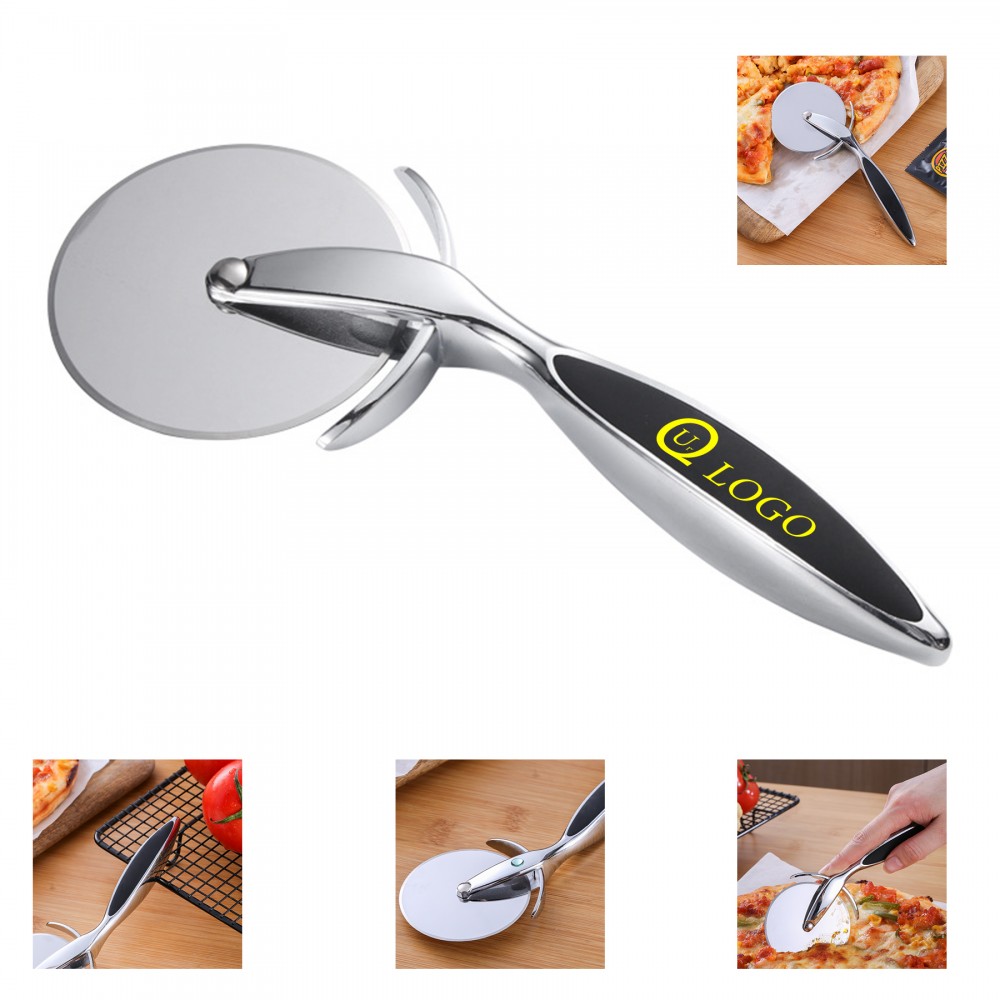 Zinc Alloy Pizza Cutter Wheel with Logo