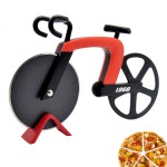 Bicycle Shaped Pizza Roller Cutter with Logo