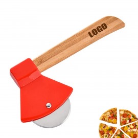 Customized Axe Shaped Pizza Cutter Sharp Stainless Steel Blade
