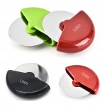 Logo Branded Round Shape Pizza Cutter