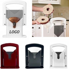 Stainless Steel Bagel Cutter with Logo