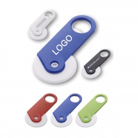 Promotional Pizza Cutter With Bottle Opener