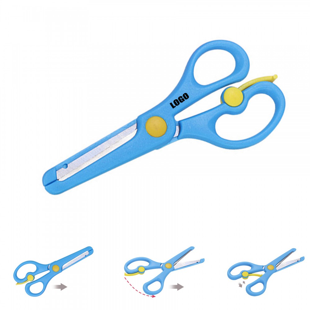 Small Scissors With Plastic Body with Logo