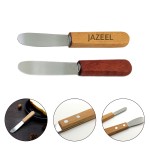 Customized Custom Stainless Steel Butter Knife w/ Wooden Handle