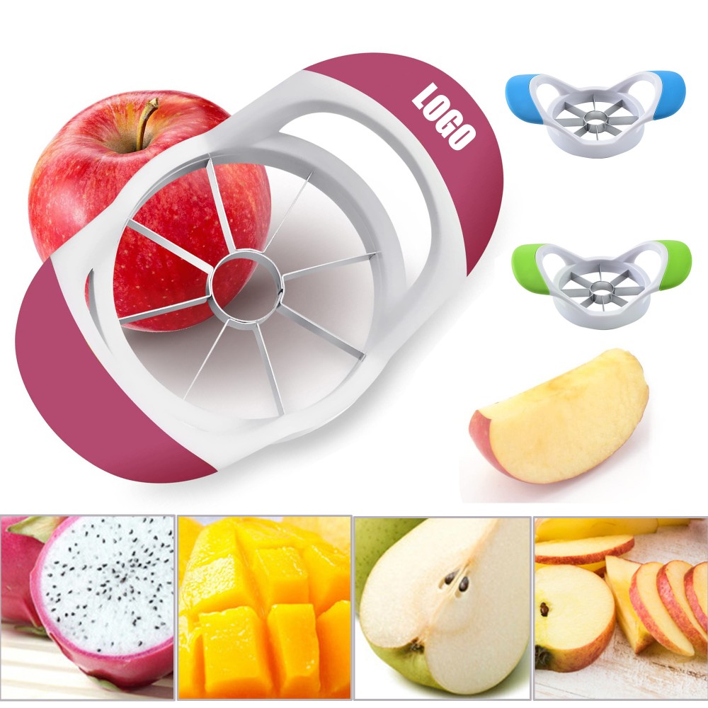 8 Blade Stainless Steel Apple Slicer with Logo
