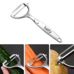 Stainless Steel Fruit Peeling Knife with Logo