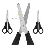 Promotional Small Scissors With Ruler Blade