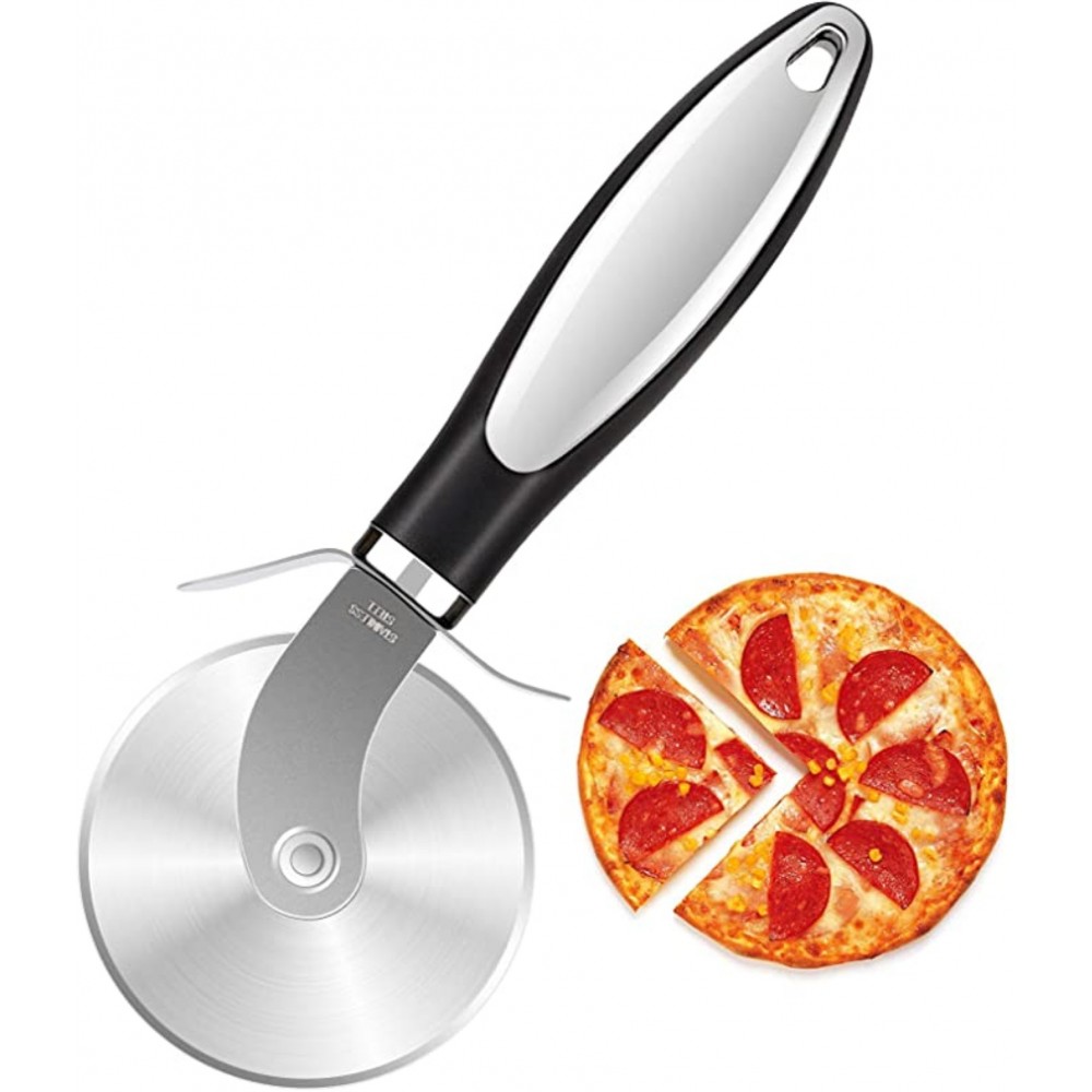 Pizza Cutter Wheel With Stainless Steel Slicer with Logo Pizza Cutter Wheel With Stainless Steel Slicer with Logo