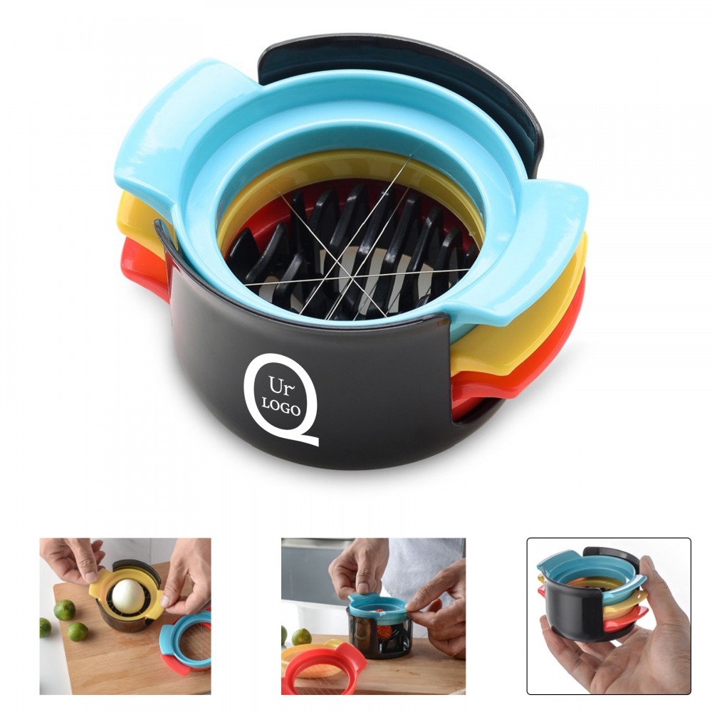 Customized 3-In-1 Egg Slicer