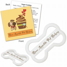 Logo Branded Dog Bone Cookie Cutter