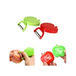 Apple Shaped Foldable Peeler with Logo