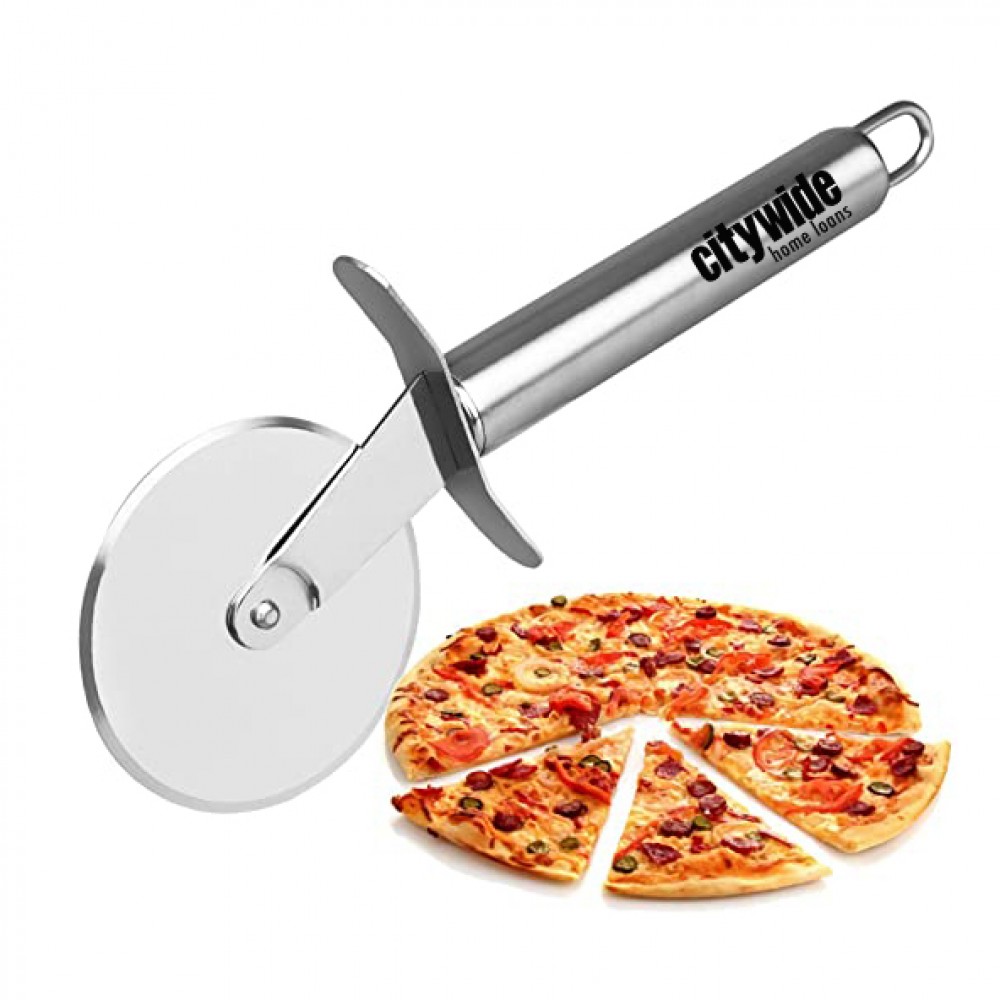 Stainless Steel Pizza Cutter Custom Engraved