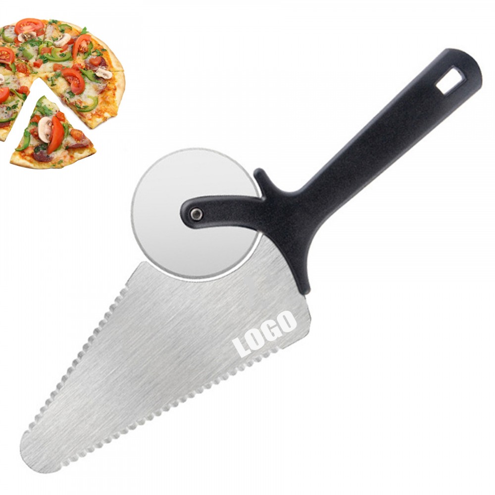 Multi Spatula With Pizza Roller Cutter with Logo