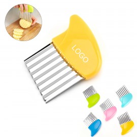 Stainless Steel Potato Cutter with Logo