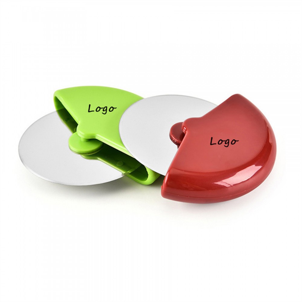 Round Roller Pizza Cutter with Logo