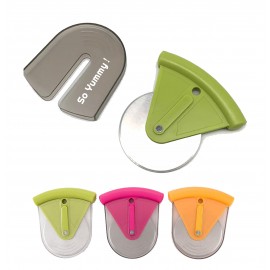 Personalized Stainless Steel Pizza Cutter Wheel with Cover  Personalized Stainless Steel Pizza Cutter Wheel with Cover