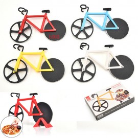 Bicycle Shape Pizza Cutter Wheel with Logo  Bicycle Shape Pizza Cutter Wheel with Logo