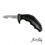 Shucker Paddy Malpeque SS Oyster Knife - Black with Logo
