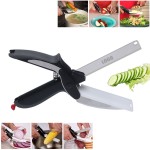 2 IN 1 Clever Chopping Cutter Scissors with Logo