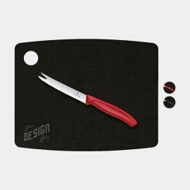 Promotional Swiss Army Epicurean Kitchen Cutting Board w/Fork Tip Knife Combo Set