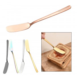 Sleek Stainless Steel Butter Spreader with Logo