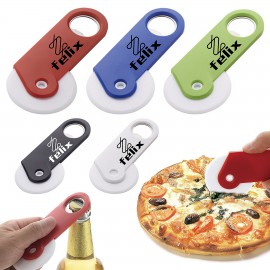 Multi-Functional Pizza Knife & Bottle Opener with Logo  Multi-Functional Pizza Knife & Bottle Opener with Logo