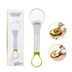 Stainless Steel Avocado Slicer Fruit Cutter with Logo