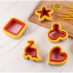 Personalized 2 Layers Heart-Shaped Sandwich Cutter Sandwich Sealer Cutter Crustless Sandwich Maker for Lunchbox