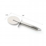 Stainless Steel Pizza Cutter Logo Branded