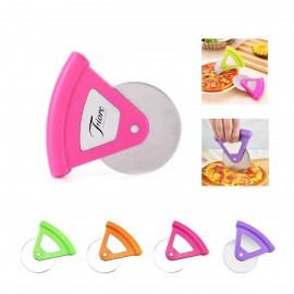 Curved handle Pizza Cutter Wheel with Logo  Curved handle Pizza Cutter Wheel with Logo